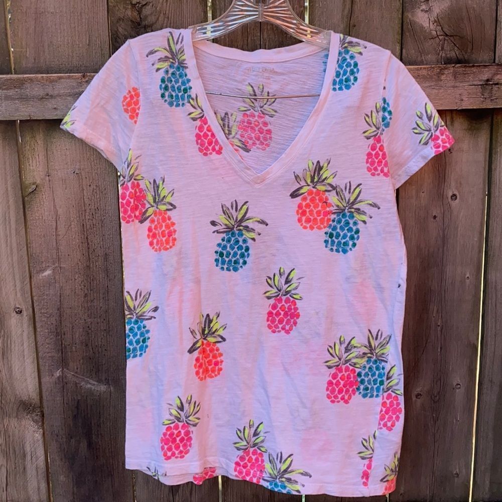 Merona Pineapple Tee sz. S